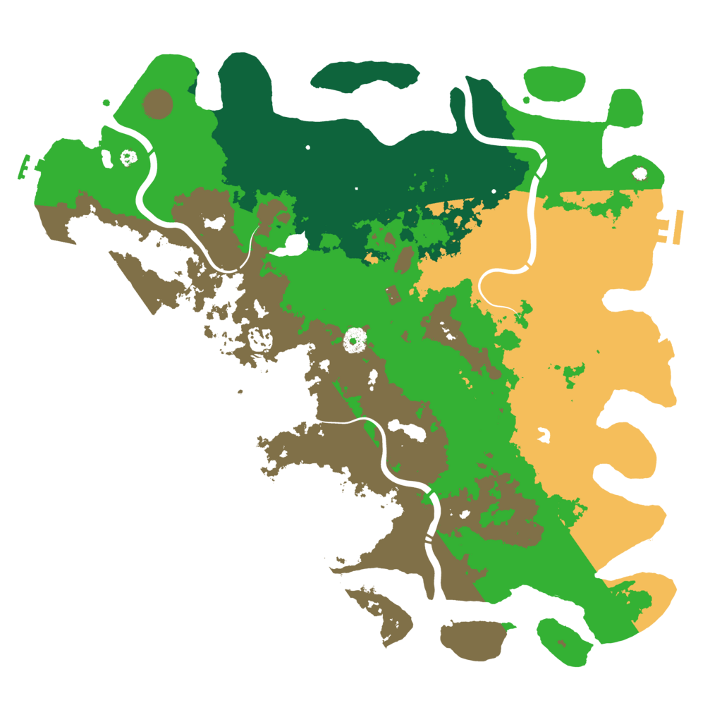 Biome Rust Map: Procedural Map, Size: 4250, Seed: 5432444