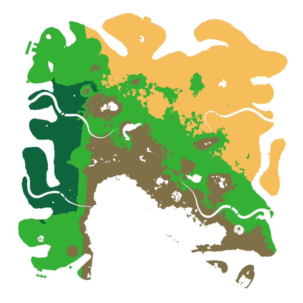 Biome Rust Map: Procedural Map, Size: 4500, Seed: 1189436084