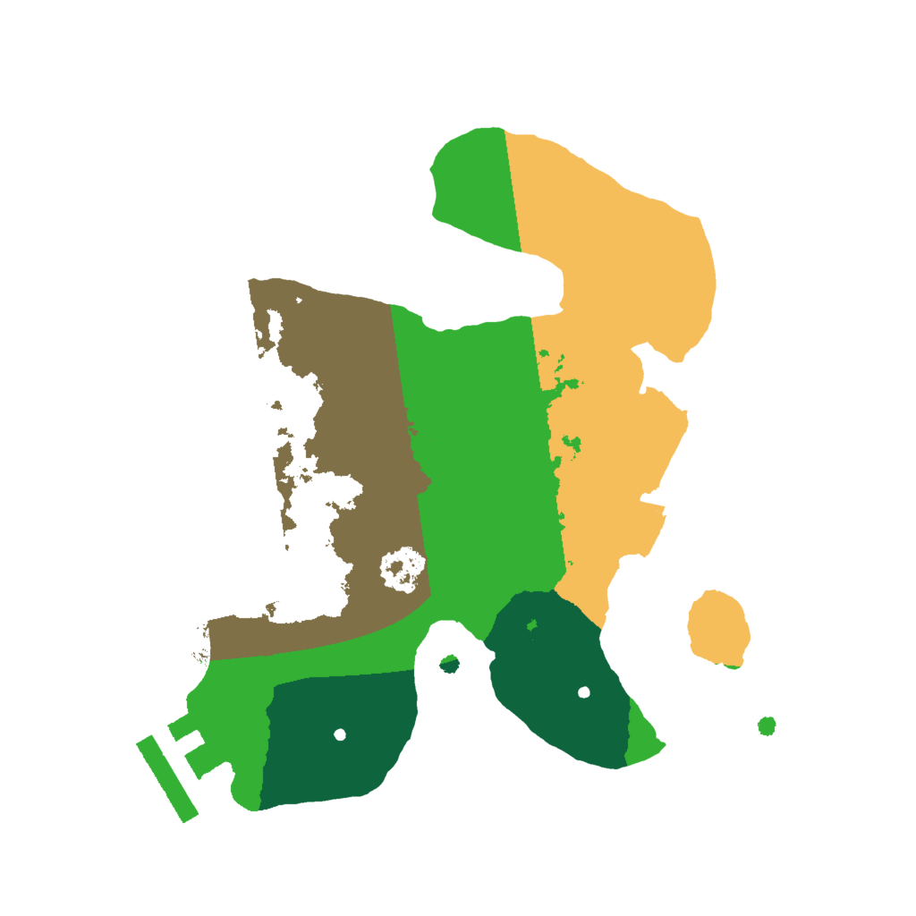 Biome Rust Map: Procedural Map, Size: 2000, Seed: 36223