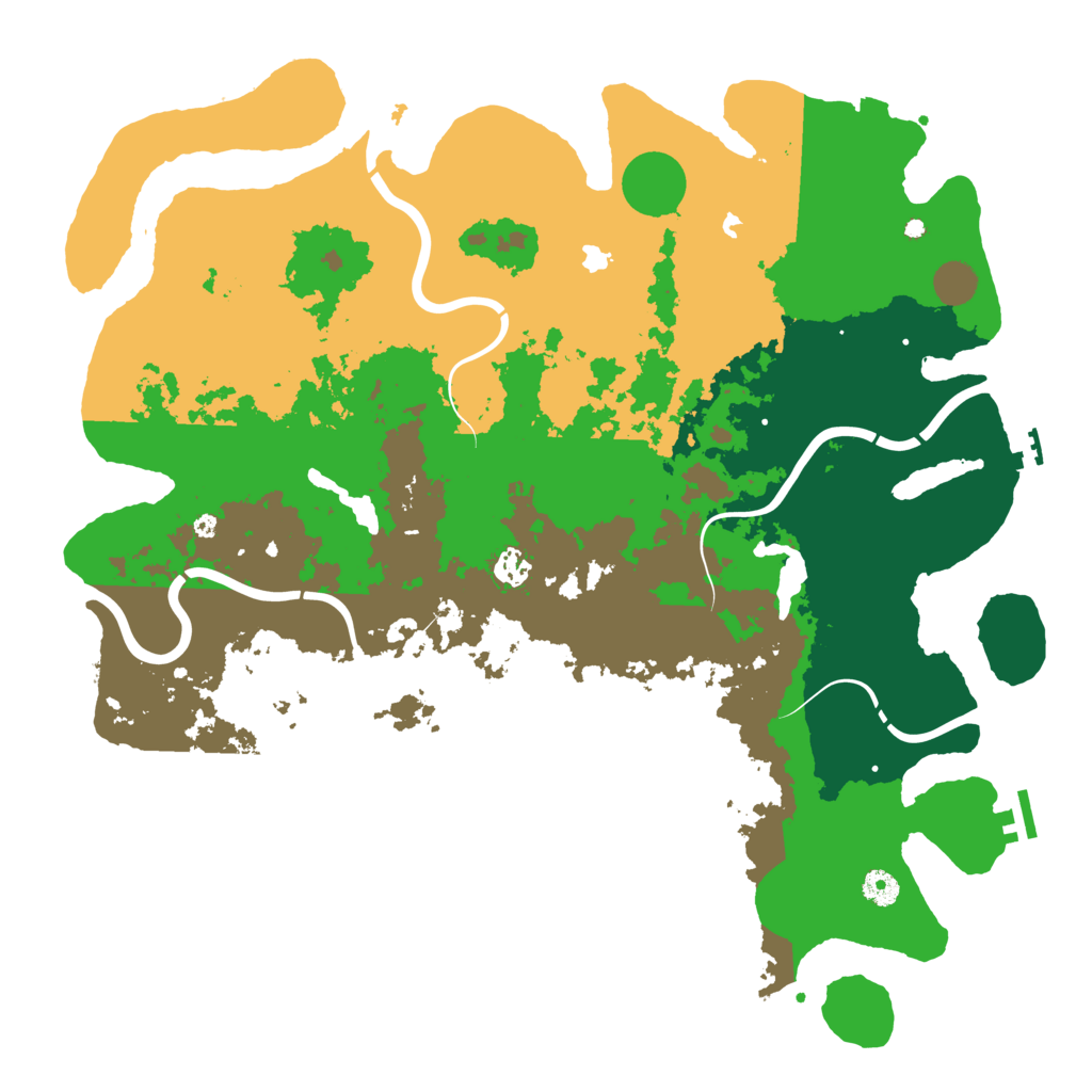 Biome Rust Map: Procedural Map, Size: 4500, Seed: 2000244314