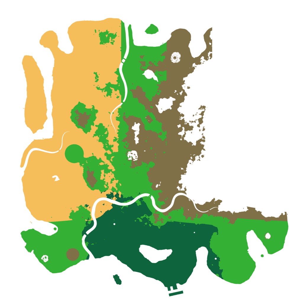 Biome Rust Map: Procedural Map, Size: 4250, Seed: 1083495306