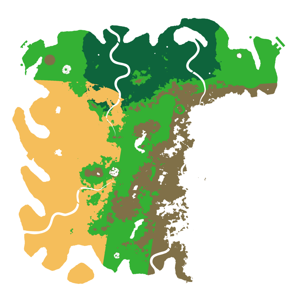 Biome Rust Map: Procedural Map, Size: 5000, Seed: 1866627053