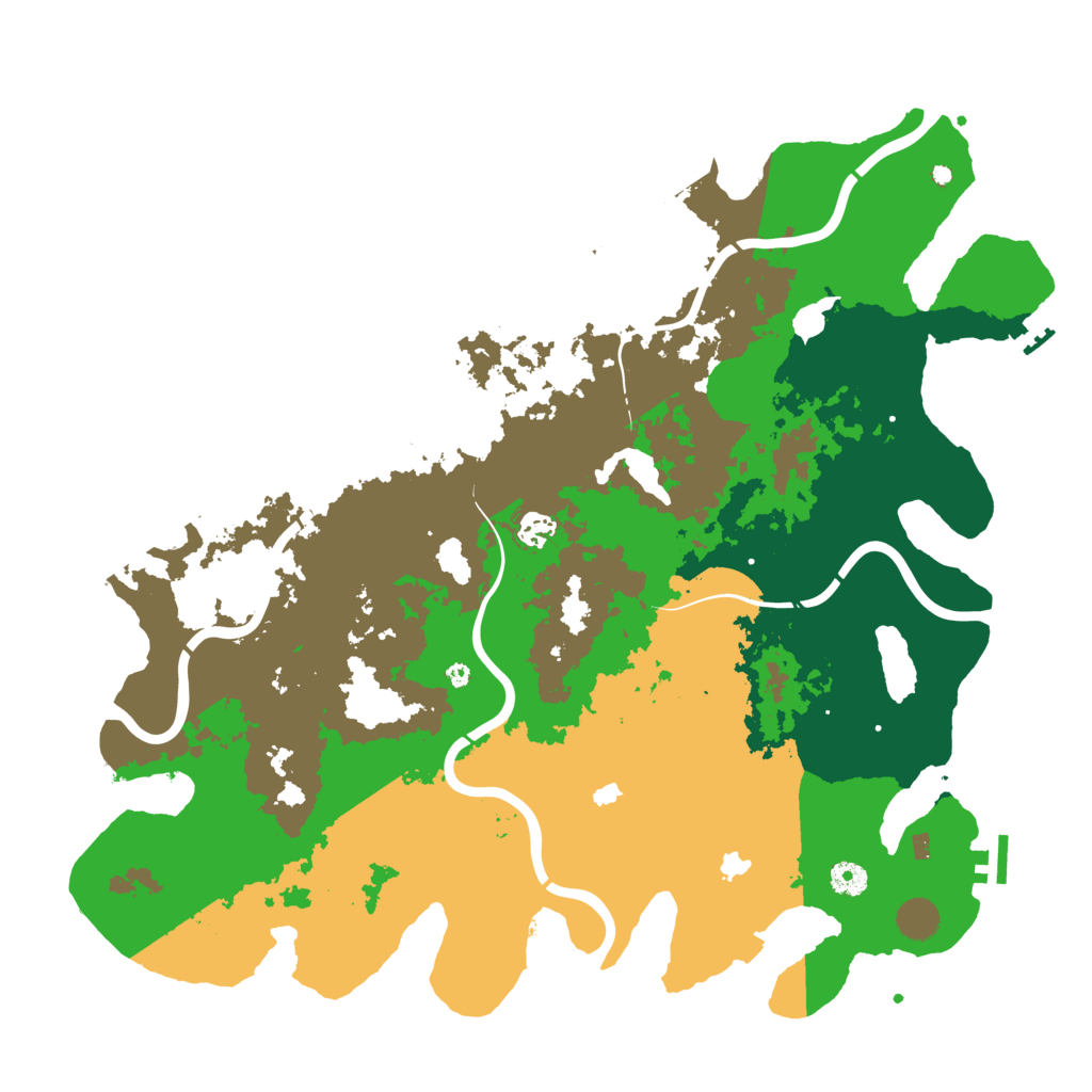Biome Rust Map: Procedural Map, Size: 4500, Seed: 1732279175