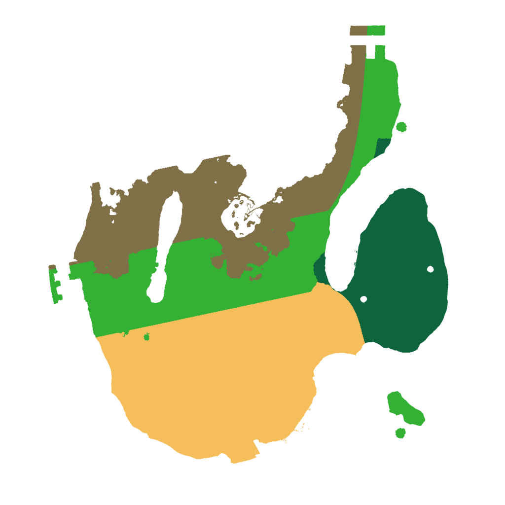 Biome Rust Map: Procedural Map, Size: 2000, Seed: 1075356788