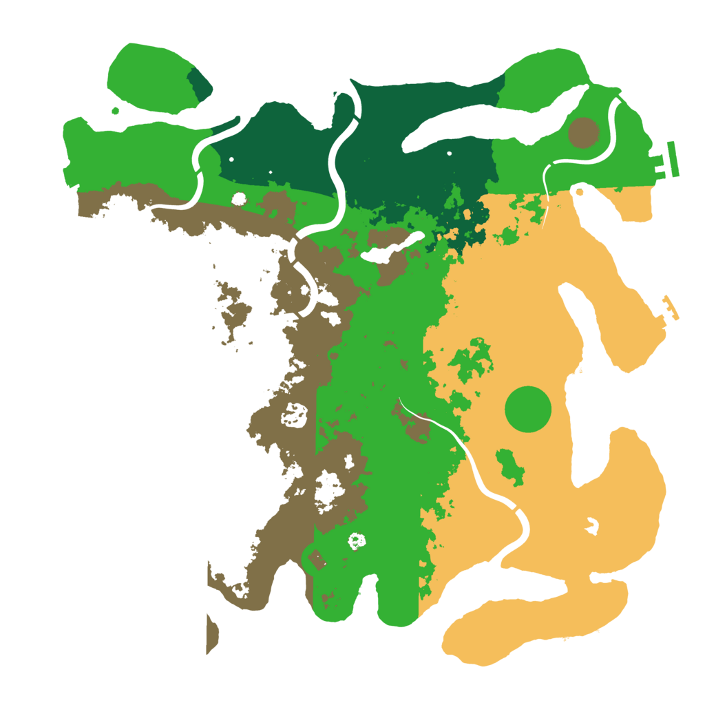 Biome Rust Map: Procedural Map, Size: 4000, Seed: 171108122