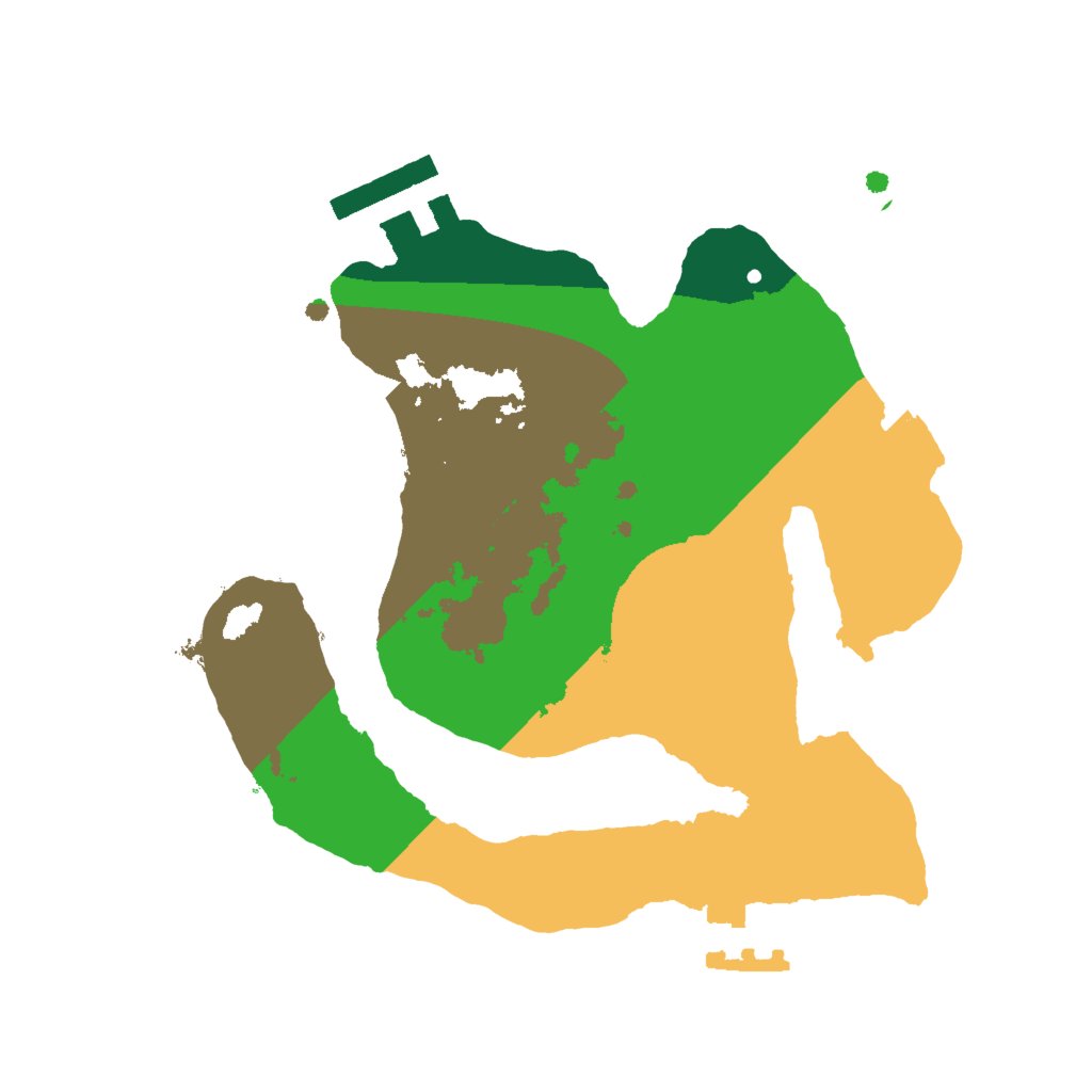 Biome Rust Map: Procedural Map, Size: 2000, Seed: 252129