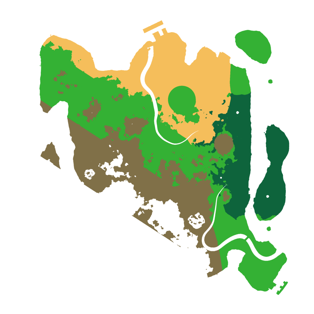 Biome Rust Map: Procedural Map, Size: 3000, Seed: 1399983438