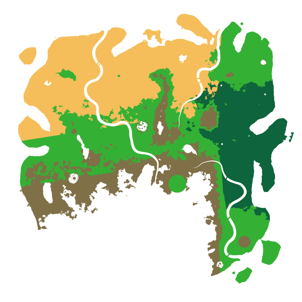 Biome Rust Map: Procedural Map, Size: 4500, Seed: 1037960418