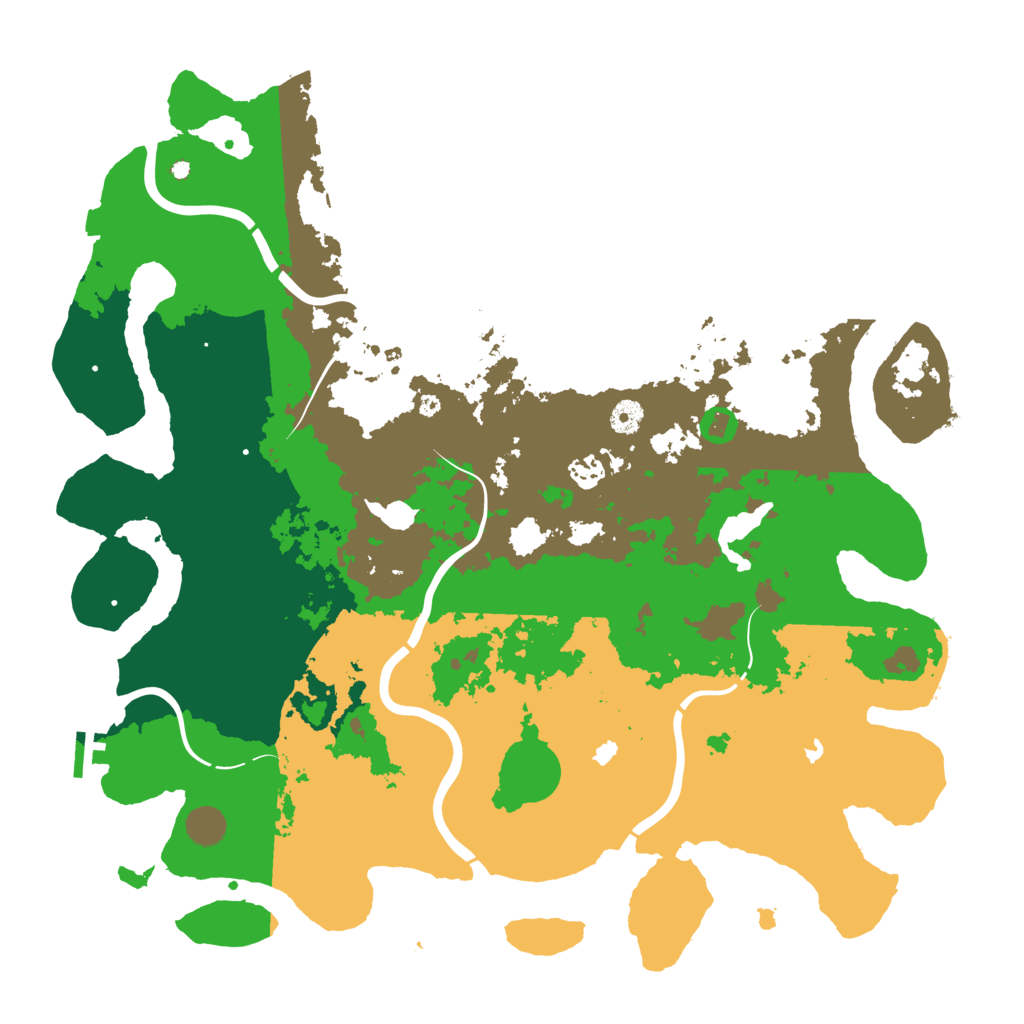 Biome Rust Map: Procedural Map, Size: 4500, Seed: 88239