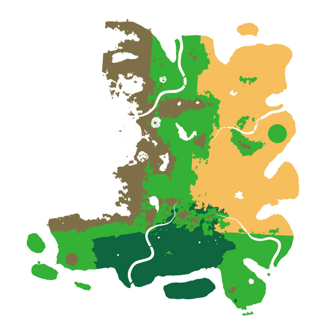 Biome Rust Map: Procedural Map, Size: 4500, Seed: 1710962512