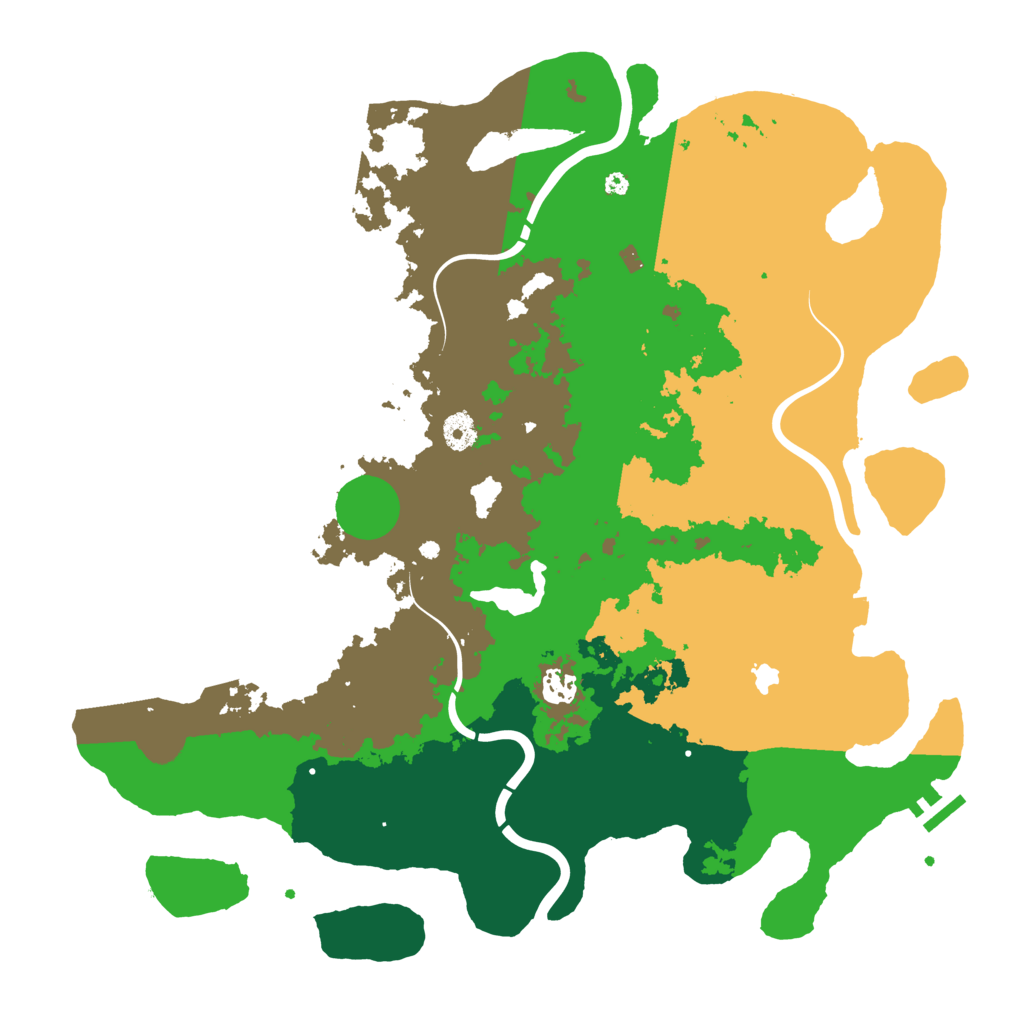 Biome Rust Map: Procedural Map, Size: 4250, Seed: 425675632