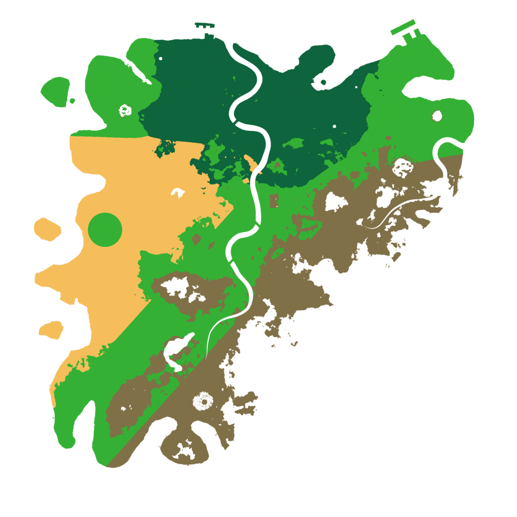 Biome Rust Map: Procedural Map, Size: 4000, Seed: 823681111