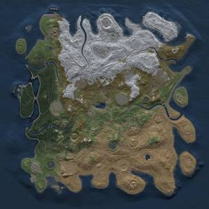 Thumbnail Rust Map: Procedural Map, Size: 4250, Seed: 802562651, 19 Monuments