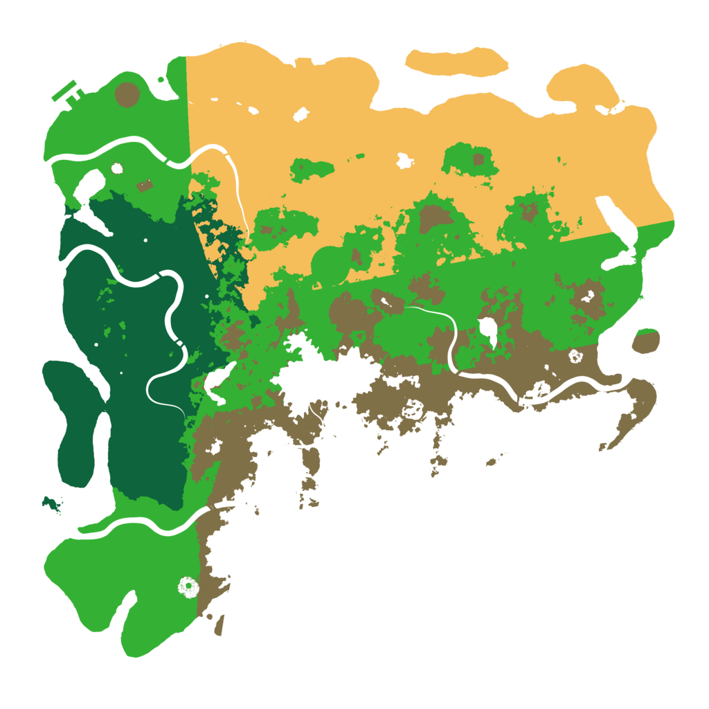 Biome Rust Map: Procedural Map, Size: 5000, Seed: 507294712