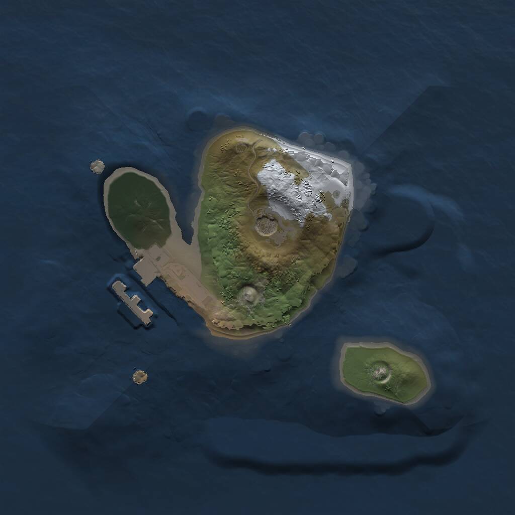 Rust Map: Procedural Map, Size: 1500, Seed: 431, 5 Monuments