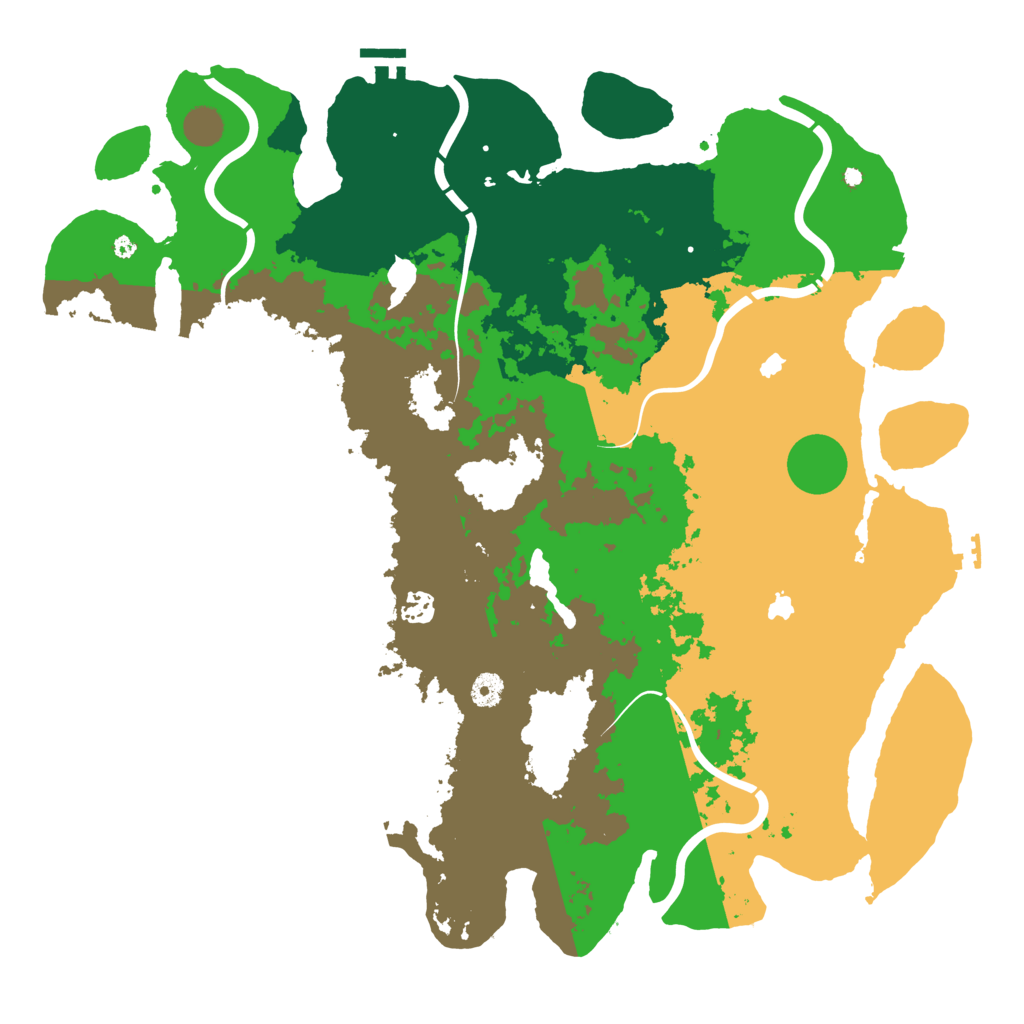Biome Rust Map: Procedural Map, Size: 4500, Seed: 1120034371