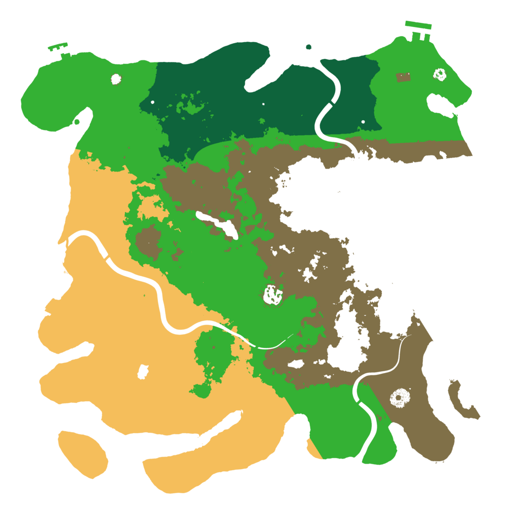 Biome Rust Map: Procedural Map, Size: 4000, Seed: 1150207655
