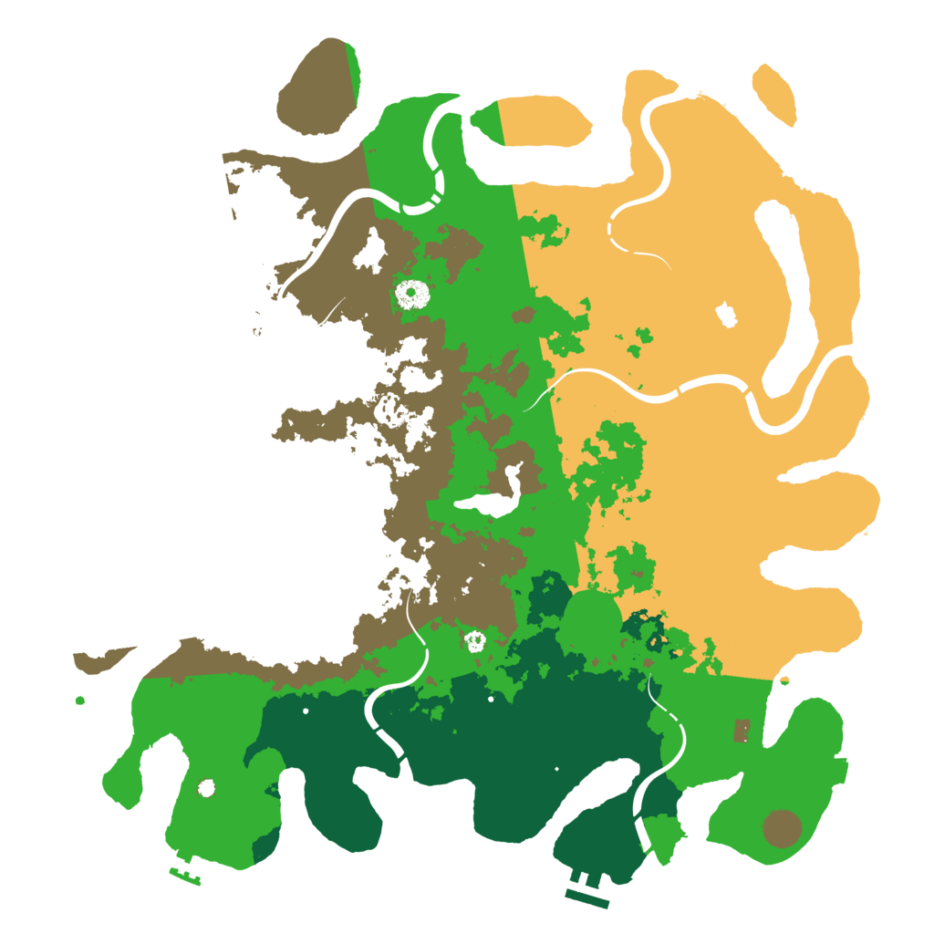 Biome Rust Map: Procedural Map, Size: 4250, Seed: 1598302675
