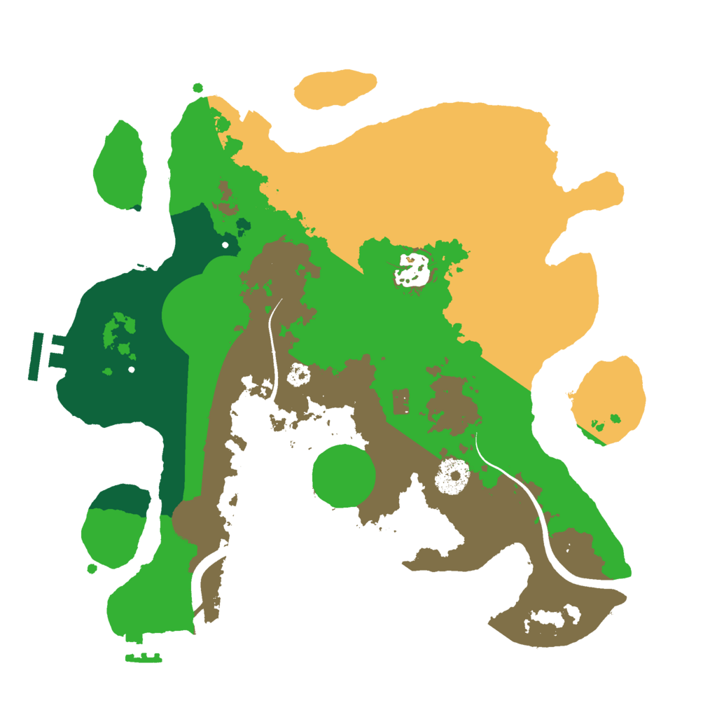 Biome Rust Map: Procedural Map, Size: 3000, Seed: 430508