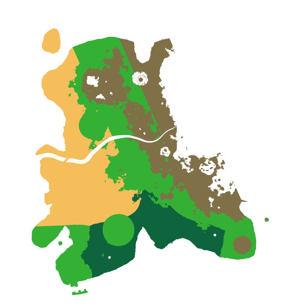 Biome Rust Map: Procedural Map, Size: 3000, Seed: 607044141