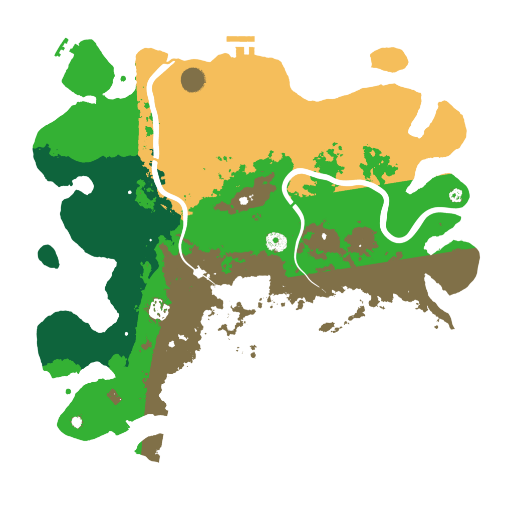 Biome Rust Map: Procedural Map, Size: 3700, Seed: 693267780