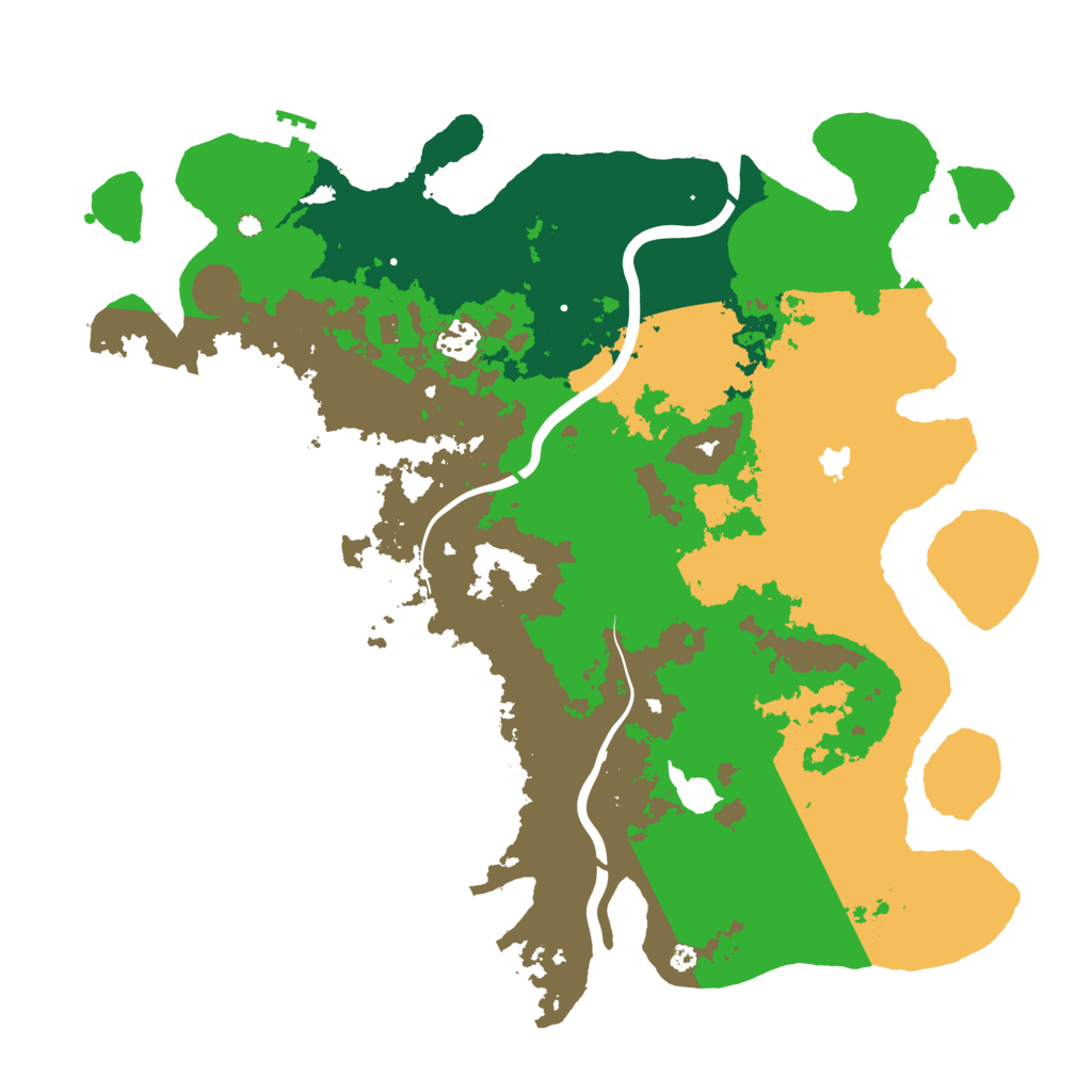 Biome Rust Map: Procedural Map, Size: 4000, Seed: 1245781702