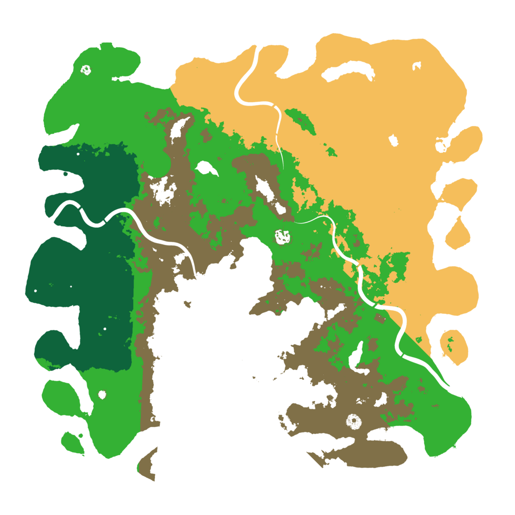 Biome Rust Map: Procedural Map, Size: 5000, Seed: 396359801
