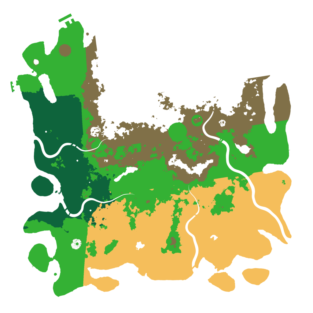 Biome Rust Map: Procedural Map, Size: 4500, Seed: 21626