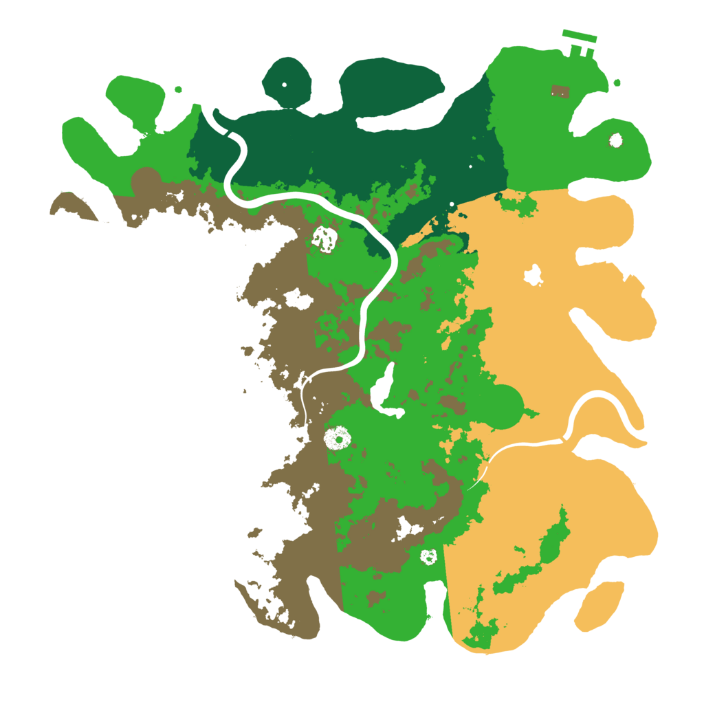 Biome Rust Map: Procedural Map, Size: 4123, Seed: 1395492731