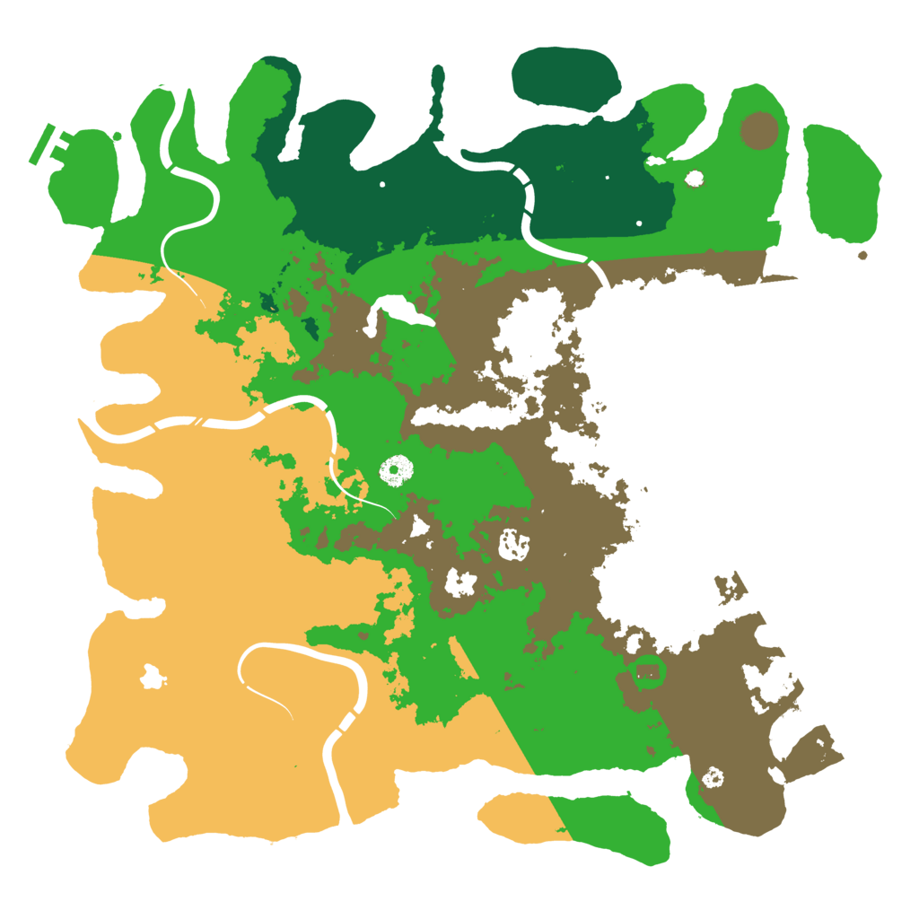 Biome Rust Map: Procedural Map, Size: 4250, Seed: 1866946678