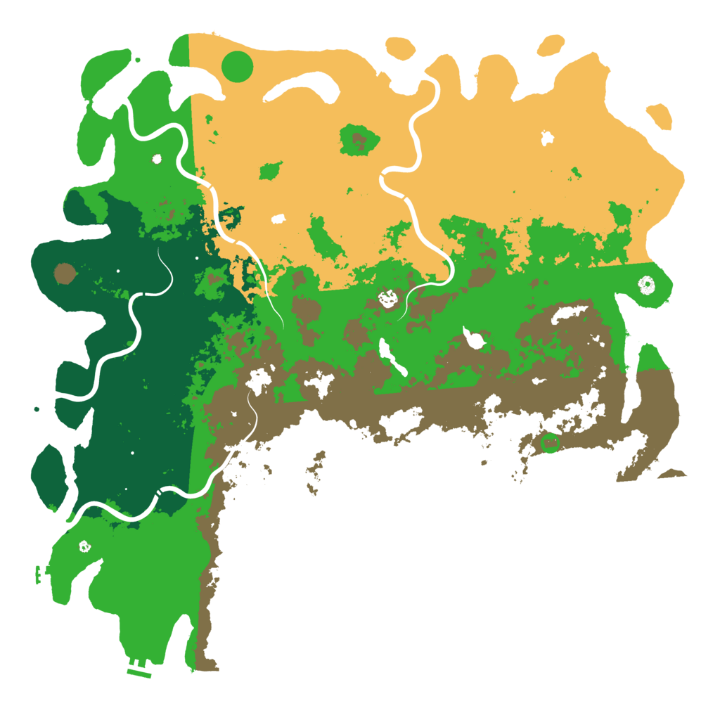 Biome Rust Map: Procedural Map, Size: 6000, Seed: 627469531