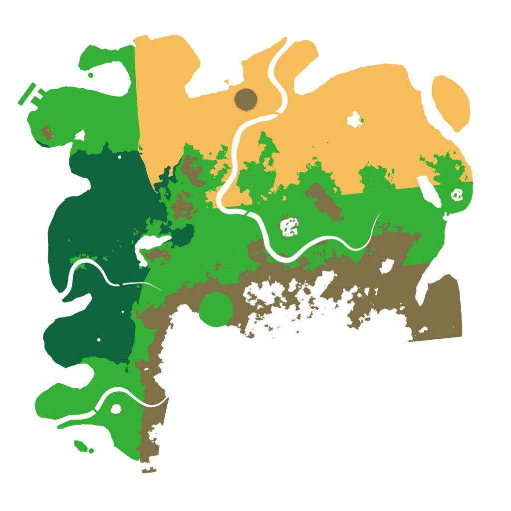 Biome Rust Map: Procedural Map, Size: 4000, Seed: 807468120