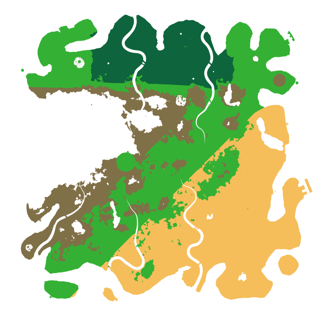 Biome Rust Map: Procedural Map, Size: 4500, Seed: 1553665498