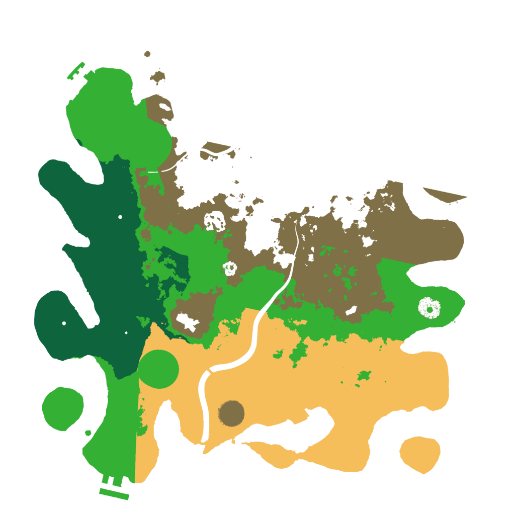 Biome Rust Map: Procedural Map, Size: 3500, Seed: 1536500916