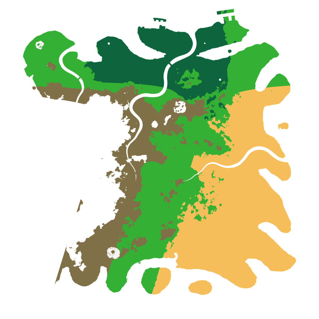 Biome Rust Map: Procedural Map, Size: 3750, Seed: 1789659566