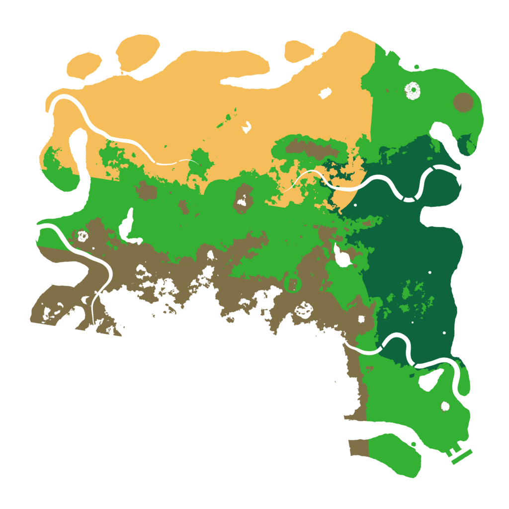 Biome Rust Map: Procedural Map, Size: 4500, Seed: 1166437589