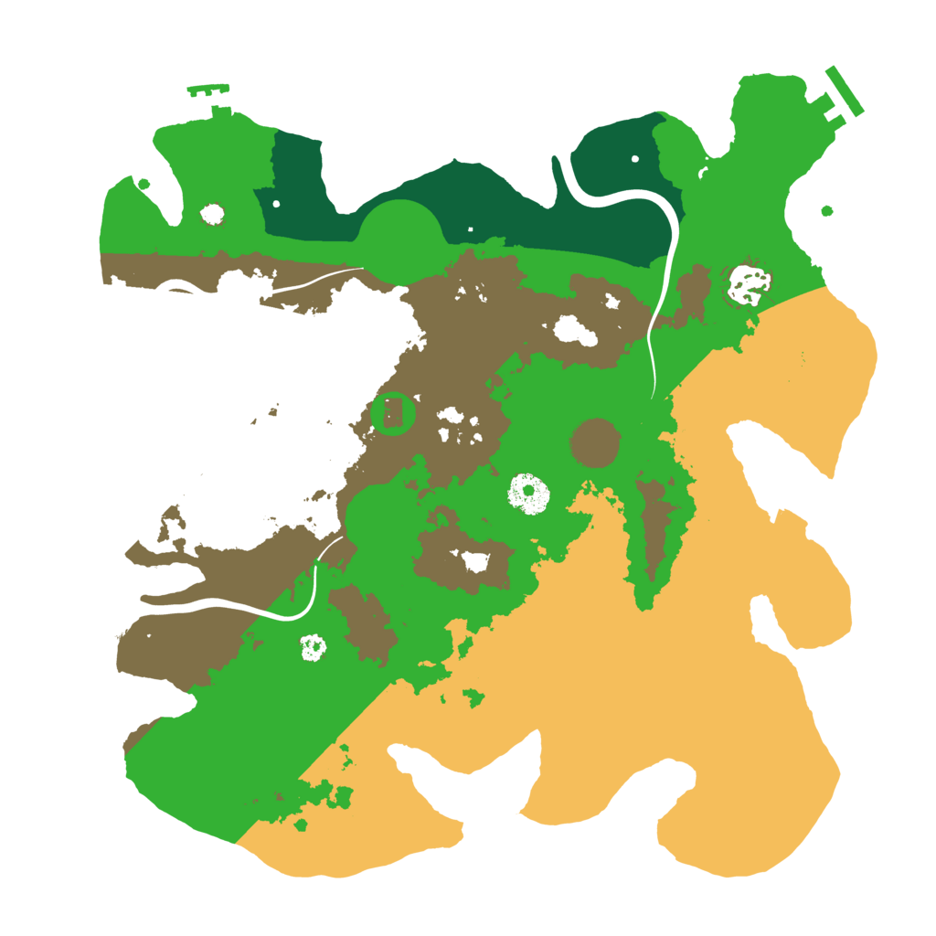 Biome Rust Map: Procedural Map, Size: 3400, Seed: 727292337