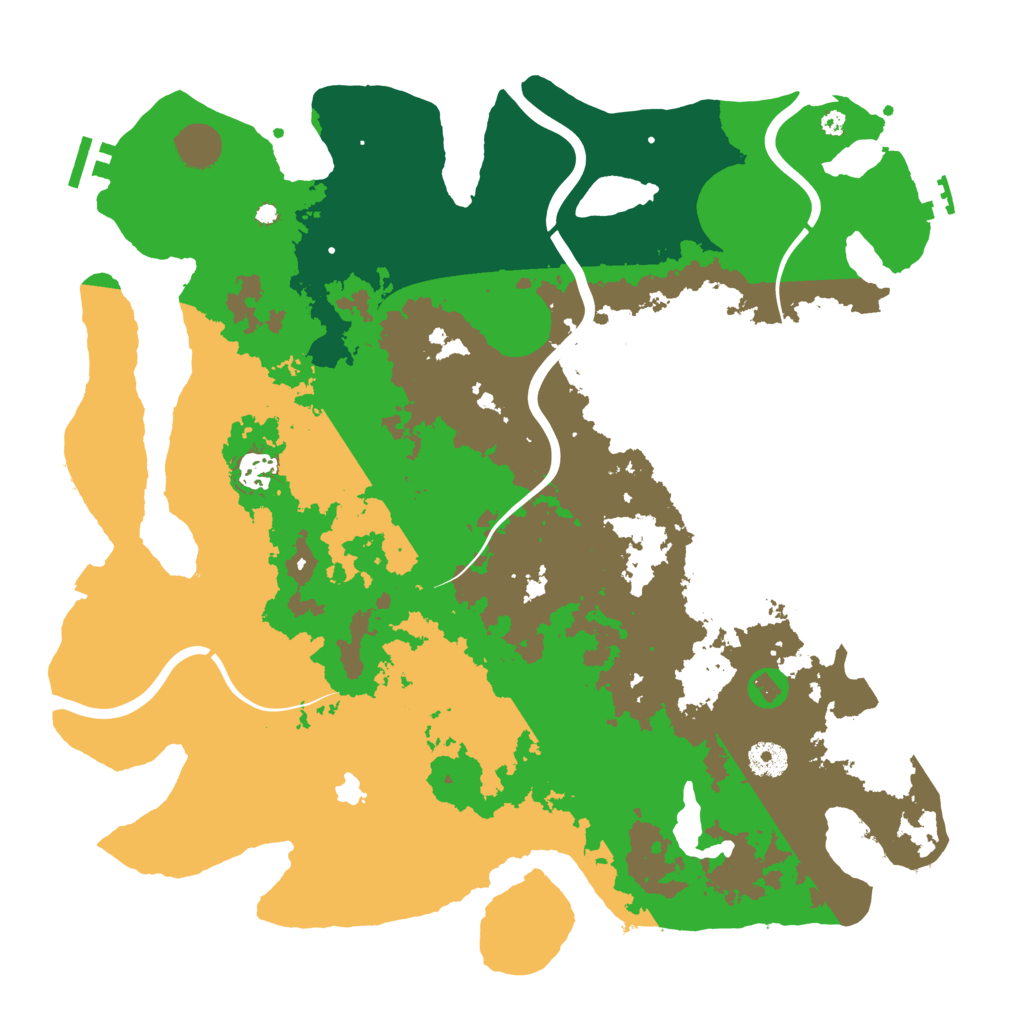 Biome Rust Map: Procedural Map, Size: 4000, Seed: 447681097