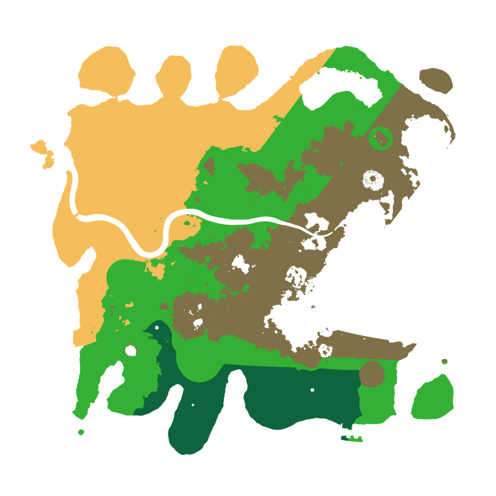 Biome Rust Map: Procedural Map, Size: 3500, Seed: 1648901098