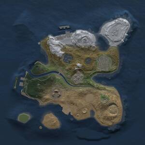Thumbnail Rust Map: Procedural Map, Size: 2250, Seed: 148820482, 11 Monuments