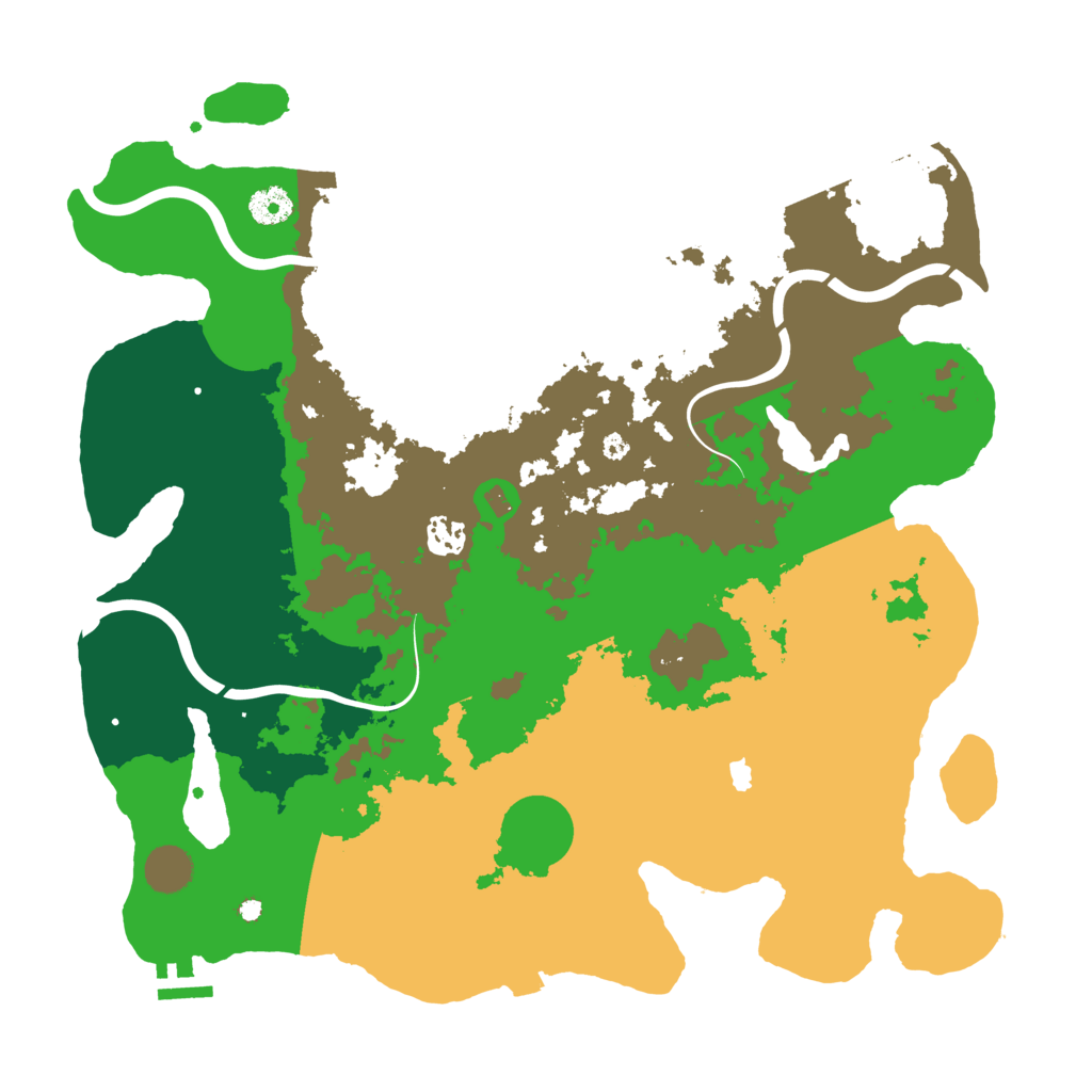 Biome Rust Map: Procedural Map, Size: 4000, Seed: 88592