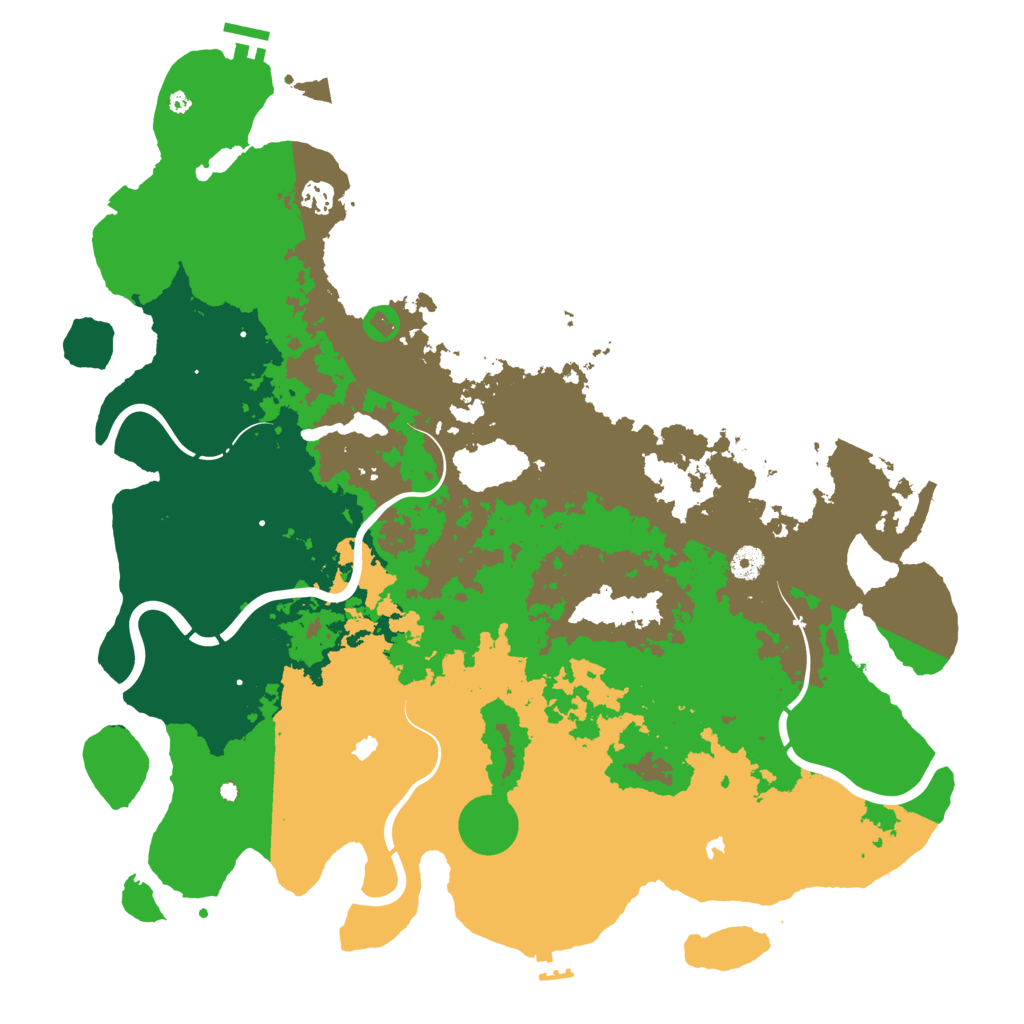 Biome Rust Map: Procedural Map, Size: 4500, Seed: 1785465686