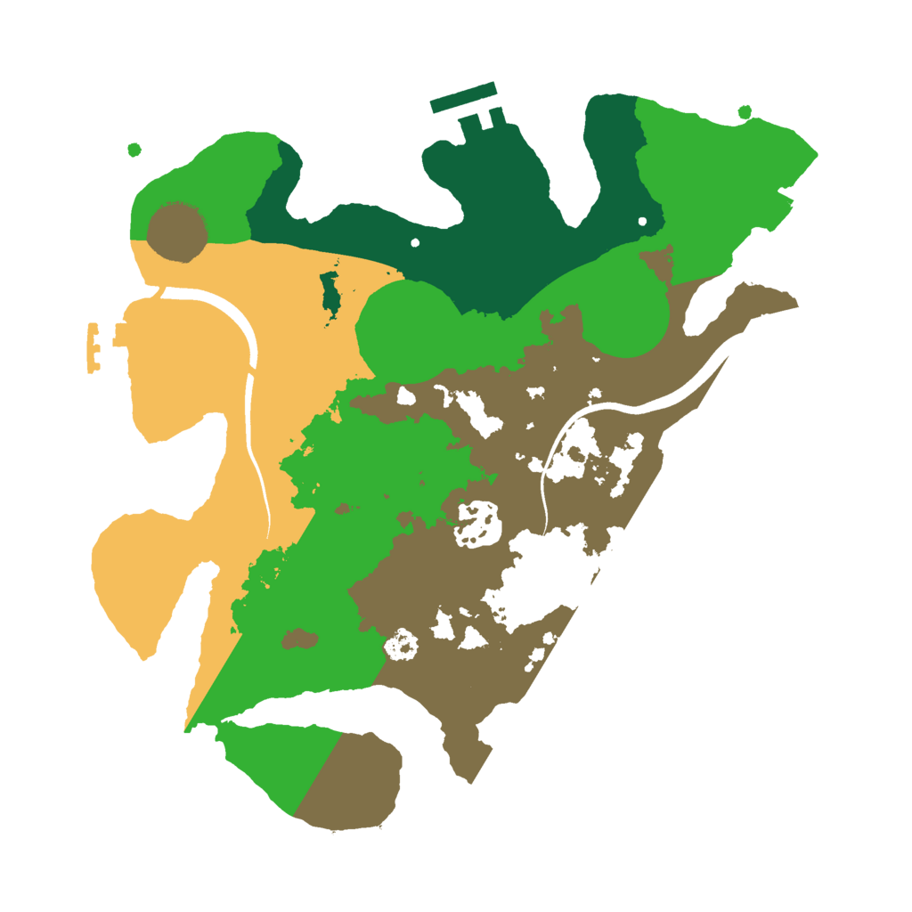 Biome Rust Map: Procedural Map, Size: 2750, Seed: 763020400