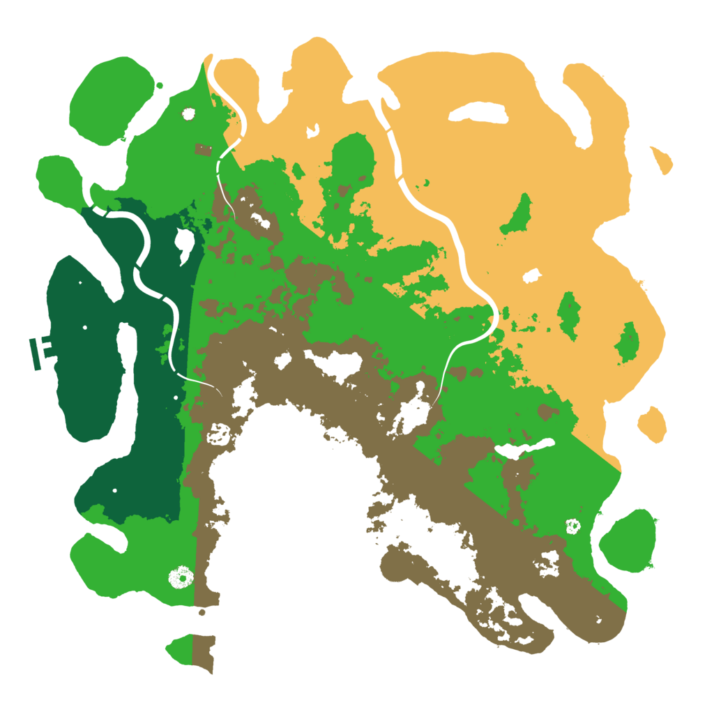 Biome Rust Map: Procedural Map, Size: 4500, Seed: 919959442