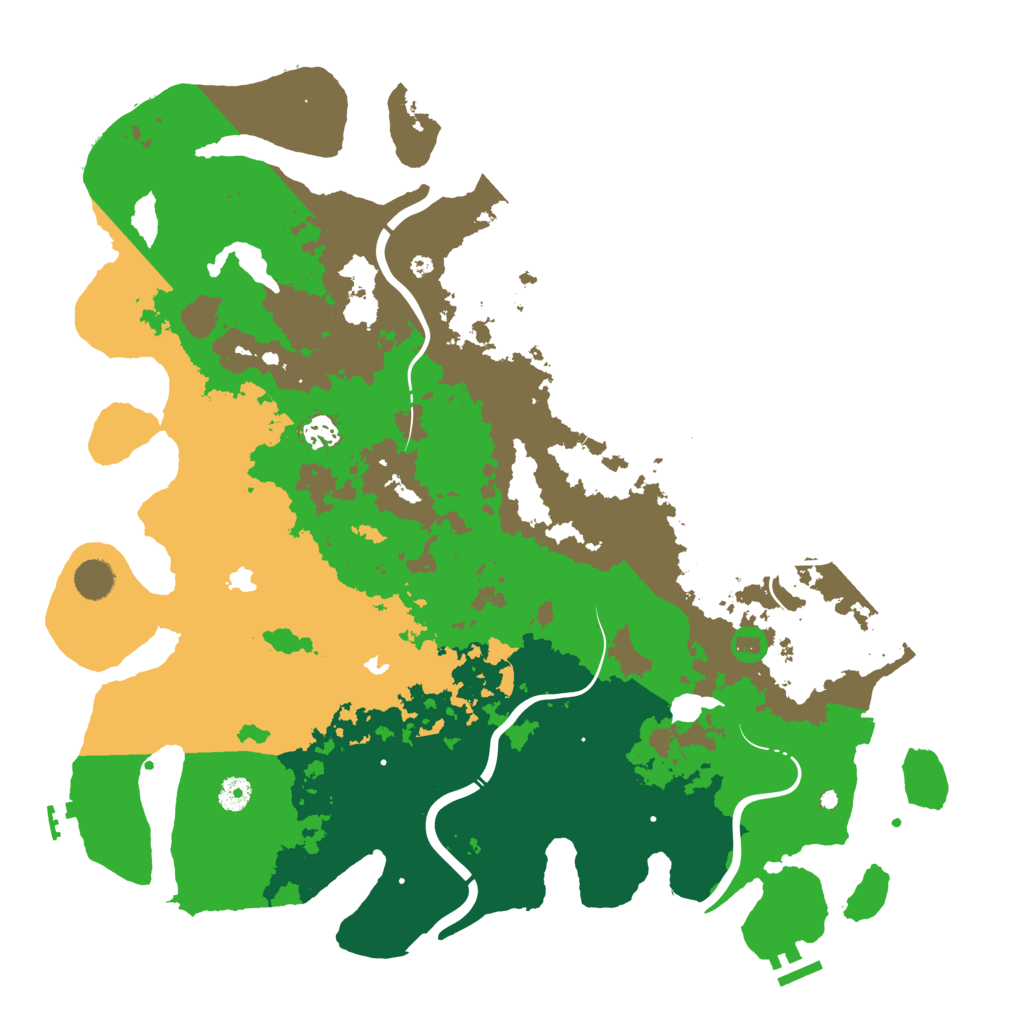 Biome Rust Map: Procedural Map, Size: 4500, Seed: 1678883711