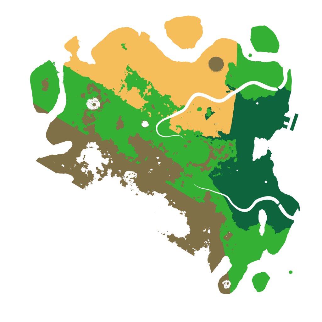 Biome Rust Map: Procedural Map, Size: 3750, Seed: 1728025271