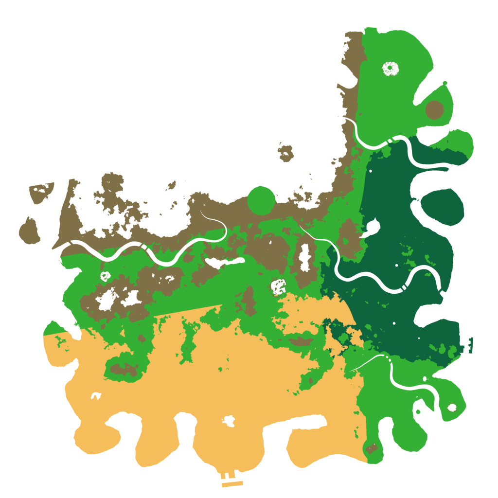 Biome Rust Map: Procedural Map, Size: 4750, Seed: 71450