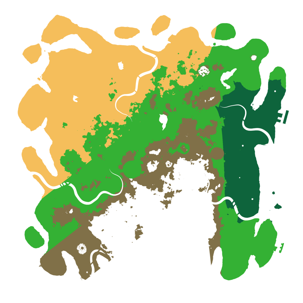 Biome Rust Map: Procedural Map, Size: 4500, Seed: 654268002