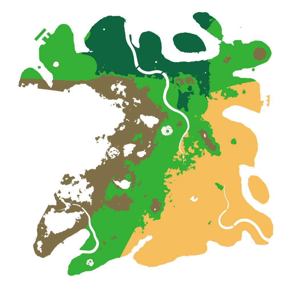 Biome Rust Map: Procedural Map, Size: 4000, Seed: 992020