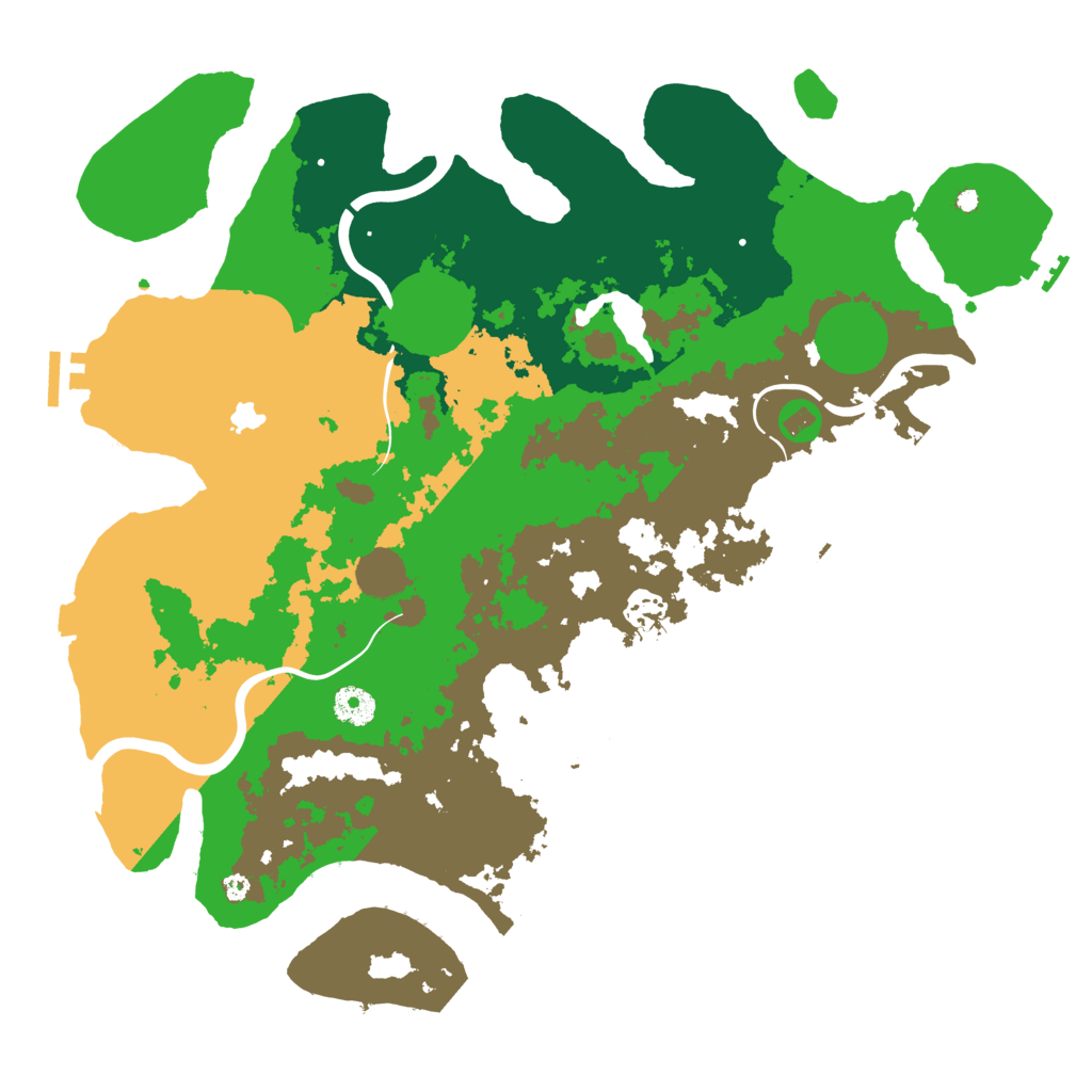 Biome Rust Map: Procedural Map, Size: 4000, Seed: 748038627